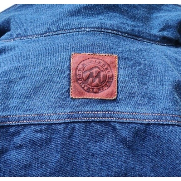 Marlboro Country Store Denim Jacket Size Large Blue Mens Vintage - Picture 5 of 11